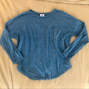 Old Navy Teal Relaxed Tee w/ Pocket
